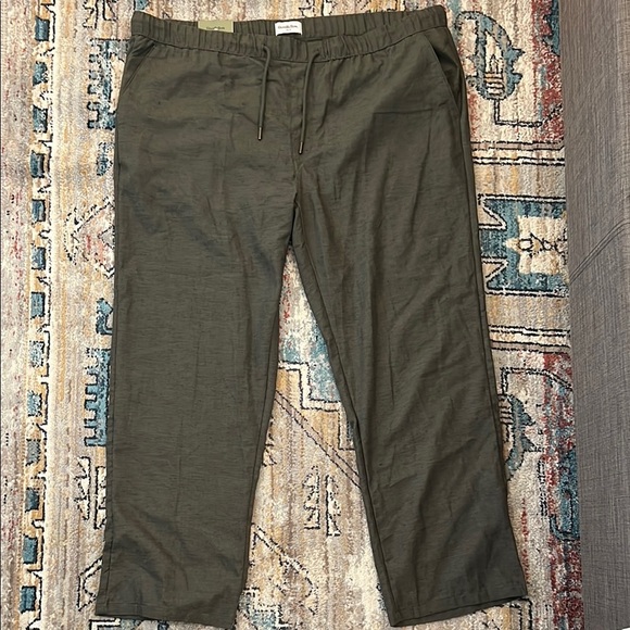 Goodfellow & Co Olive Green Drawstring Trouser XXL - Picture 2 of 12